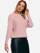 Sweter damski luźny Made Of Emotion M537 S/M Różowy (5903068487132) - obraz 1