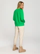 Bluza damska bez kaptura Made Of Emotion M693 M Zielona (5903887672931) - obraz 4