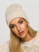 Шапка жіноча Made Of Emotion M709 One size Світло-бежева (5903887671293) - зображення 2