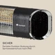 Інфрачервоний обігрівач Blumfeldt Dark Wave 2000W (10037729) - зображення 9