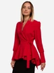 Marynarka damska Made Of Emotion M529 S Czerwona (5903068490361) - obraz 1