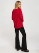 Sweter damski luźny Made Of Emotion M712 S/M Malinowy (5903887671514) - obraz 5