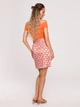 Bluzka damska elegancka Made Of Emotion M680 M Pomarańczowa (5903887666299) - obraz 4