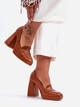 Loafersy Inna Marka Alisa 36 Camel (5905677655650) - obraz 1