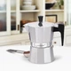 Кофеварка гейзерная Espresso Moka Maestro MR-1666-3 Silver 150мл на 3 чашки алюминиевая - изображение 2