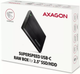 Зовнішня кишеня Axagon для SSD/HDD 2.5" USB-C 3.2 Gen 1 — SATA 6G Black (EE25-A6C) - зображення 9