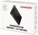 Зовнішня кишеня Axagon для SSD/HDD 2.5" USB-C 3.2 Gen 1 — SATA 6G Black (EE25-A6M) - зображення 9