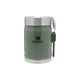 Термос для Їжі з ложкою 400мл, нержавіюча сталь Stanley CLASSIC HAMMERTONE GREEN 10-09382-004 - изображение 1