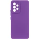 Протиударний чохол TPU GETMAN Liquid Silk Full Camera для Samsung Galaxy A52 4G / A52 5G / A52s Фіолетовий / Purple - зображення 1