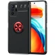 TPU чохол Deen ColorRing під магнітний утримувач (opp) для Xiaomi Poco M3 Pro Чорний / Червоний - зображення 1