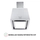 Витяжка острівна Perfelli CSE 4685 I 1000 LED - зображення 4