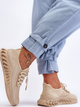 Buty sportowe damskie z siatki na platformie do kostki wsuwane Venett 36 Beżowe (5905677459500) - obraz 3