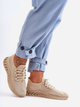 Buty sportowe damskie z siatki na platformie do kostki wsuwane Venett 36 Beżowe (5905677459500) - obraz 6