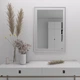 Зеркало настенное 102х72 Белый глянец Black Mirror 7024-291SW в комнату спальню коридор прихожую гостиную детскую ванную - изображение 1