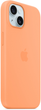 Панель Apple MagSafe Silicone Case для Apple iPhone 15 Orange Sorbet (MT0W3) - зображення 6