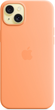 Etui Apple MagSafe Silicone Case do Apple iPhone 15 Plus Orange Sorbet (MT173) - obraz 3