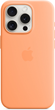 Панель Apple MagSafe Silicone Case для Apple iPhone 15 Pro Orange Sorbet (MT1H3) - зображення 3