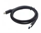 Кабель Cablexpert USB - USB Type-C V3.0 (M/M), 0.5 м, преміум, чорний (CCP-USB3-AMCM-0.5M) - зображення 1
