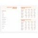 Щоденник Leo Planner А5 датувань 2024 Boss червоний (252420) - зображення 7