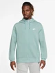 Толстовка на флисе, на молнии мужская Nike M Nsw Club Hoodie Fz Bb BV2645-309 M Голубая с принтом (196607347829) - изображение 1