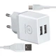 СЗУ WUW T23 charger(EU) with Type-C cable 2USB 2.1A White - изображение 1