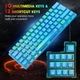 Игровая клавиатура и мышь ZIYOU LANG T60 с подсветкой (британская раскладка, голубой) - изображение 7