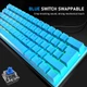 Игровая клавиатура и мышь ZIYOU LANG T60 с подсветкой (британская раскладка, голубой) - изображение 9