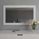Настінне дзеркало 126х76 Біле Black Mirror 8518В-64SW у передпокій спальню коридор ванну - зображення 1