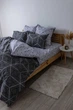 Комплект постільної білизни ТЕП Двоспальний 70x70 Quadro Star grey (2000008908436) - зображення 5
