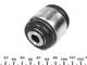 Сайлентблоки MEYLE 616 010 0100 Opel Vectra 0423121, 423121, 4567244 - изображение 2