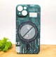 Люминесцентный чехол Berlia case with MagSafe для iPhone 14 Green - изображение 1
