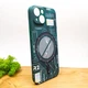 Люминесцентный чехол Berlia case with MagSafe для iPhone 14 Green - изображение 3