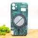 Люмінесцентний чохол Berlia case with MagSafe для iPhone 11 Green - зображення 1