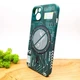 Люмінесцентний чохол Berlia case with MagSafe для iPhone 13 Green - зображення 2