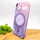 Люмінесцентний чохол Berlia case with MagSafe для iPhone 13 Pink - зображення 2