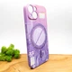 Люмінесцентний чохол Berlia case with MagSafe для iPhone 13 Pink - зображення 3