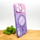 Люминесцентный чехол Berlia case with MagSafe для iPhone 14 Pro Max Pink - изображение 3