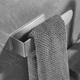 Алюминиевый держатель рулона туалетной бумаги Jingwey X3 (20 cm) Серебристый - изображение 2