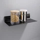 Маленькая L-образная полка для ванной из алюминия Jingwey Shelf L-type 20cm(Черная) - изображение 2