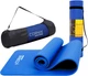 Набор Коврик спортивный Cornix XR-0009 NBR 183 х 61 х 1 см для йоги и фитнеса Синий + Резинка для фитнеса и спорта из ткани Cornix Loop Band XR-0139 11-14 кг Синяя - изображение 2