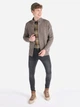 Кофта мужская Colin's CL1065587BRM XL Brown Melange (8683197805171) - изображение 3