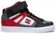 Кроссовки DC Pure High Top EV White Grey Red 33/2/21.3 см - изображение 1
