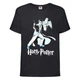 Футболка детская Гарри Поттер 007 (Harry Potter) черная (HPO blc 007) 164 см - изображение 1