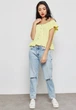 Блуза Mango S Желтый 13010681_20 - изображение 4