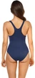 Купальник закритий для жінок Aqua Speed STELLA LADY 8657 Блакитний з чорним 40 (299-41-40) - зображення 4