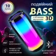 Колонка Bluetooth Pulse 5 портативная беспроводная акустика с подсветкой и микрофоном Black - изображение 4