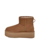 Женские угги на платформе UGG Classic Mini Platform 39р Каштан (1134991-CHE) - изображение 5