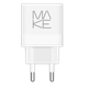 Зарядний пристрій MAKE 45W PD+QC White (MCW-325PWH) - зображення 2