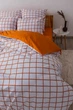 Комплект постельного белья ТЕП Полуторный 215x150 Terracotta Check (2-00881_25216) - изображение 4