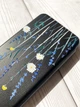 Чехол-книжка черный с рисунком на Samsung Galaxy A17 5G Полевые цветы (принт 270) - изображение 3
